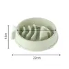 Tigela para Pet com Design de Espinha de Peixe para Alimentação Lenta, PP Ecológico, Design de Alimentação Lenta para Cão e Gato