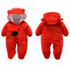 Mono de bebé otoño e invierno ropa de recién nacido invierno grueso macho y hembra bebé mameluco ropa de abrigo cálido
