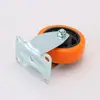 Varilla Roscada de Acero al Carbono de Tamaño Mediano Personalizada con Doble Rodamiento Rueda Giratoria Universal Carrito Silencioso Rueda Plana Universal Industrial