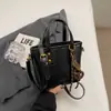 Bolso Cubo Casual para Mujer para Viajes de Otoño 2026, Bolso de Mano de Color Sólido a la Moda, Bolso Cruzado Elegante y Relajado