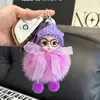 Muñeca con Gafas, Llavero de Coche, Ojos Grandes, Colgante de Bebé Lindo Durmiendo, Muñeca de Peluche, Adorno de Regalo para Mochila para Mujeres
