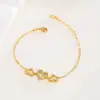 Joyería de Latón Chapado en Oro Doble Pulsera de Amor para Mujer Joyería de Oro Arena de Vietnam Nuevos Accesorios Pulsera Corazón de Melocotón Al Por Mayor