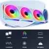 Prism 6pro bloques de construcción chasis plano para computadora ventilador ARGB Shengguang síncrono PWM control de temperatura inteligente lente de tres lados