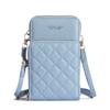 2023 Nuevo Bolso Pequeño Multifuncional de Moda Casual para Hombro de Gran Capacidad Crossbody Doble Cremallera Bolso para Teléfono Móvil Mujer