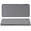 Plato Rectangular Serie Roca Gris-Negro para Restaurantes de Barbacoa, Vajilla de Melamina, Plato Caliente para Buffet Comercial, Plato para Guarnición