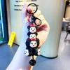Urso de morango empilhamento Big Eye Keychain Pingente pvc Chaveiro de carro requintado casal saco pingente atacado