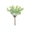 Planta Artificial Pequenas Folhas em Formato de Coração Buquê de Plástico Decoração de Casa DIY Acessórios Feitos à Mão Materiais Grama de Amendoim