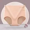 Calcinha Feminina Antibacteriana de Algodão Puro de Cintura Alta, Calcinha Feminina de Algodão Puro com Controle de Barriga, Calcinha Feminina de Algodão Puro Estampada de Cintura Alta