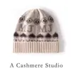 Nuevo Estilo Gorro de Lana Tejido de Cachemira Pura, Moda Europea y Americana para Mujer, Esquí, Personalizado, Borde Enrollado, Gorro de Lana Tejido Pullover