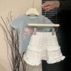 Conjunto de Camisetas Elegantes de Manga Corta para Niñas 2026 Verano Nuevo Estilo Coreano Casual Conjunto de Dos Piezas para Niños Pequeños