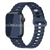 Para Banda de Apple Watch iwatch Color Único y Doble Hebilla de Rayo de Silicona Correa Ultra applewatch 1-8