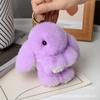 Colgante de Peluche de Conejo Lindo Imitación Accesorio de Peluche Llavero de Coche Lindo para Chicas Colgante de Bolso