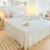 Classe A Qualidade Mãe e Bebê PE Seda Fria Jade Saia de Cama Estilo Tapete Refrescante Conjunto de Três Peças Lavável à Máquina de Verão Tapete Grão de Feijão Seda Refrescante Colcha de Verão