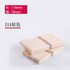 Material de Modelo de Construcción de Tablero de Madera Hecho a Mano DIY Palo de Madera Palo de Helado Palo de Paleta Material de Producción Creativa para Jardín de Infancia