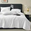 Amazon Transfronterizo Deseo edredón de verano de fibra de bambú color sólido simple juego de cama de cuatro piezas comercio exterior al por mayor