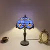 Amazon Huijing Tiffany Luminária de Mesa de 12 Polegadas Quarto Vidro Tiffany Pastoral Americano Libélula Luminária de Cabeceira