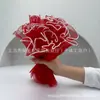 Día de San Valentín Hilo Blanco Ola Hilo Ola Perla al por mayor Material de Revestimiento para Empaque de Flores Bolsa Floral Hilo Floral