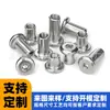 Tuerca para Contrachapado de Acero Inoxidable 304 Tuerca Plana M3 Tornillo para Muebles M6 Hexagonal Biselado Tuerca para Contrachapado Métrico M8