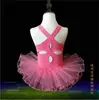 Roupas de Dança Infantil Colete de Algodão Macacão Vestido de Ballet Roupas de Teste de Prática de Dança para Meninas Fantasia Vestido Tutu