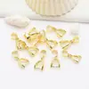 Fecho de Pingente para Colar Banhado a Ouro 18K que Preserva a Cor Fecho Semente de Melão Acessórios para Joias DIY Fecho de Pingente de Jade Fivela de Joia