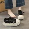 Zapatos casuales versátiles con cuentas para aumentar la altura, zapatos de plataforma, tenis para mujer, nuevos populares de otoño 2026, tenis retro de suela gruesa para mujer