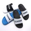 Fábrica de Pantuflas Eva de Una Palabra para Cara Sandalias de Exportación Personalizadas Espiga Suela Gruesa Procesamiento y Ajuste de Logo para el Hogar