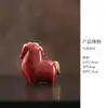 Adorno de Caballo del Zodiaco de Cerámica Fuma para Sala de Estar, Estudio, Escritorio de Oficina, Decoración de Año de Nacimiento, Caballo de Cerámica de Año Nuevo Chino