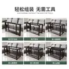 Mesa Calefactora Rectangular Plegable de Bambú para Uso Doméstico, 1.2 Metros de Largo, Mesa Calefactora Simple de Invierno para Sala de Estar