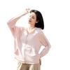 Ropa de Protección Solar de Marca Grande del Mismo Estilo para Mujer Verano Anti-ultravioleta Chaqueta Ajustada para Exteriores Transpirable Seda de Hielo Ropa de Pesca para Hombre