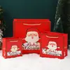 Sacolas de Presente Papai Noel Meias de Natal Toalhas Paz Fruta Sacolas de Embalagem para Presente Sacolas de Papel Yiwu Atacado Sacolas Tote