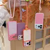 Funda protectora magnética de color caramelo con diseño de ola contrastante, adecuada para iPhone 18 Pro Max, con cordón creativo, funda para teléfono Apple 18