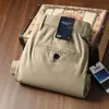 Pantalones de Hombre Ligeros para Primavera/Verano, Amigables con la Piel, Transpirables, de Lyocell Tencel Algodón, Color Sólido, Simples, Color Caqui, Pierna Recta, Casual de Negocios