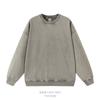 Ropa para Hombre Tilani Otoño/Invierno 2026 Algodón de Rizo 420g Teñido a la Cera Lavado Sudadera de Cuello Redondo Peso Pesado Unisex Top Sencillo