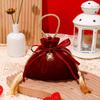 Bolsa de terciopelo para dulces de boda bolsa de dulces de boda de mano para compromiso caja de dulces de boda de recuerdo bolsa de regalo creativa de cumpleaños para luna llena
