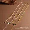 Estilo Tíbet Wen Juega Colgante Tejido a Mano Collar Cuerda Estilo Étnico Colgante Pintado a Mano Thangka Buda Marca Zakilam Colgante de Cuello