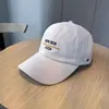 Gorra de Béisbol de Estilo Coreano de Primavera de Alta Calidad con Letras para Mujer con Circunferencia de Cabeza Grande, Sombrero Versátil de Calle con Protección Solar
