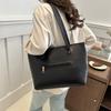 Bolso tote de mujer de gran capacidad estilo retro coreano 2024 portátil de gran capacidad nueva moda casual estilo occidental para hombro axila