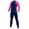 Roupa de Banho Infantil para Meninos e Meninas Manga Longa Quente Espessada à Prova de Frio Roupa de Mergulho Outono e Inverno Isolamento Térmico Roupa de Mergulho