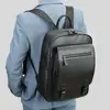 Mochila de Cuero de Vaca de Capa Superior Lujo Ligero para Hombre de Cuero Genuino Juventud Ocio Viaje Negocios Gran Capacidad Mochila para Computadora Bolsa de Estudiante