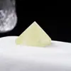 Adornos de Pirámide de Cristal Natural de 3CM Piedra Original Mineral Pulido Estándar Piedra de Energía Torre de Cuatro Lados Adornos de Decoración para el Hogar