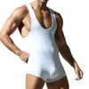 TAUWELL especial para el nuevo mono de hombre para el hogar y el ocio, algodón amoníaco, mono sin costuras, chaleco, venta al por mayor transfronteriza