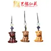 Yiming Xianyuan Sándalo Rojo Zodiaco Cabeza de Caballo Cadena para Teléfono Colgante Yiming Xianyuan Sándalo Tallado Caballo Llavero Colgante