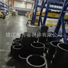 Suministro de tubería de fibra de carbono King F4 de plástico, tubería de material PTFE PTFE PTFE negra, tubería PTFE + grafito