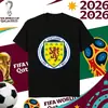 Camiseta Estampada con Logo de Equipo de la Copa del Mundo 2026 La Más Vendida en Amazon Casual de Manga Corta Talla Europea