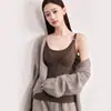 Ropa Pupu Ropa de Maternidad de Alta Calidad, Ropa Interior Térmica Sin Sujetador para Mujer, Chaleco de Lactancia Postparto Otoño e Invierno