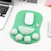 Atacado do Fabricante Mouse Pad, Mouse Pad de Garra de Gato em Silicone Macio, Apoio de Pulso Antiderrapante, Almofada de Apoio para o Pulso, Feito Sob Medida