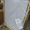 Vidro Transparente Quadrado 1.5~44.5cm Espessura 1mm 1.7mm Plano Item Frágil Não Acrílico DIY Vidro Branco