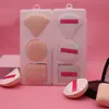 Comercio Exterior Celebridad de Internet Rubycell Air Sense Algodón de Azúcar Cojín de Aire Paquete de Tres Tostada Cojín de Aire Esponja de Polvo Almohada Pequeña Suave