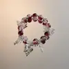 Colección de Pulseras de Bosque Más Vendidas, Frescas Pulseras de Mariposa de Verano para Parejas, Mariposa Luciérnaga Estudiantes, Nudos de Bambú Dulces, Sueño de Buena Relación Calidad-Precio