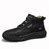Botas Cortas Casuales para Exterior Transfronterizas Talla Grande Botas Martin Zapatos de Algodón Aterciopelado para Hombre Otoño e Invierno de Caña Media Zapatos de Hombre
